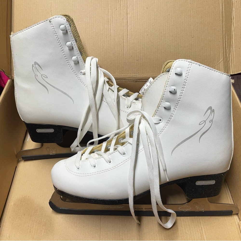 White ice skates